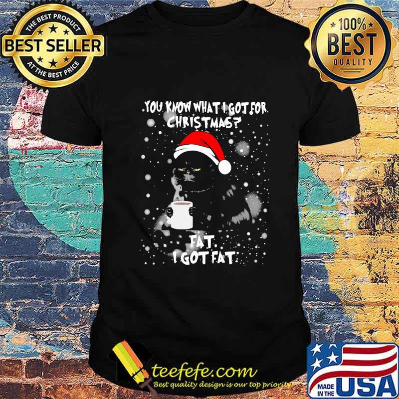 Cat you know what I got for christmas fat I got fat shirt
