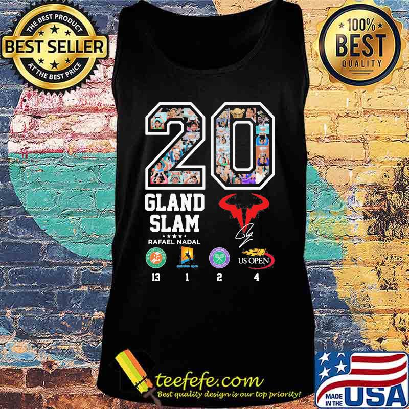 Champion 20 grand slam rafael nadal signature s Tank top Champion 20 grand slam rafael nadal signature s Tank top