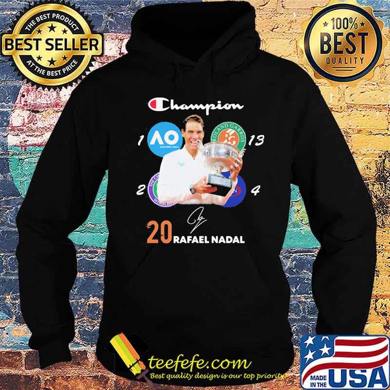 Champion 20 rafael nadal signature s Hoodie Champion 20 rafael nadal signature s Hoodie