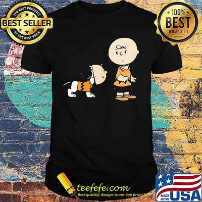 Charlie brown and snoopy dog shirt