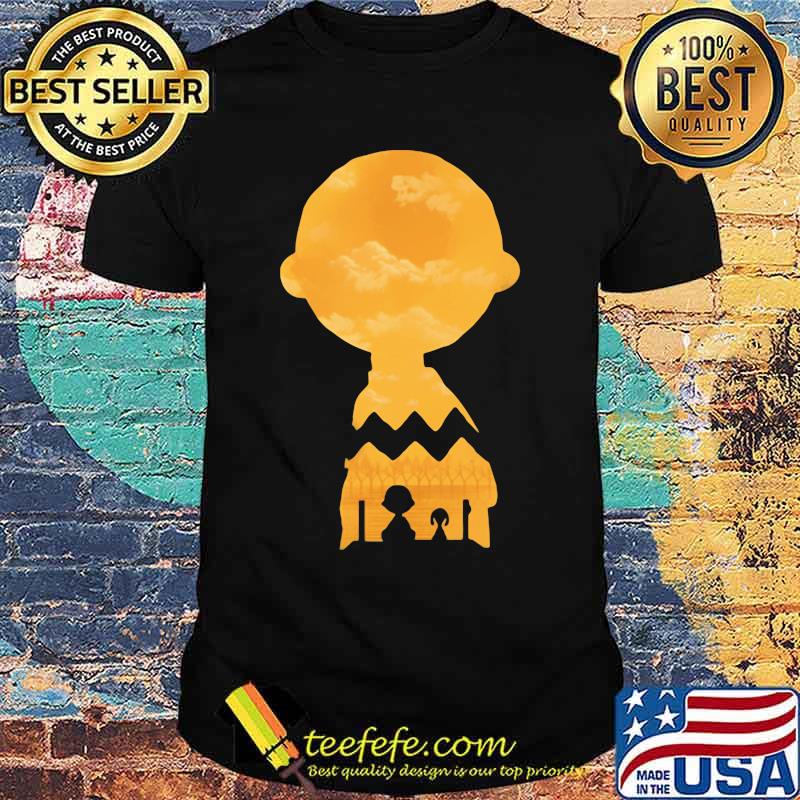 Charlie brown and snoopy sightseeing sky shirt Charlie brown and snoopy sightseeing sky shirt
