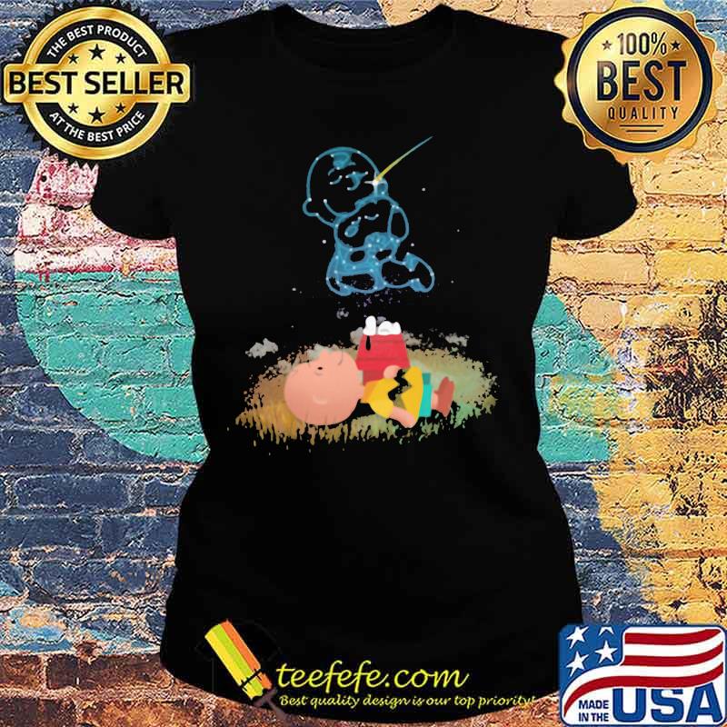 Charlie brown and snoopy sightseeing star wars s Ladies tee Charlie brown and snoopy sightseeing star wars s Ladies tee