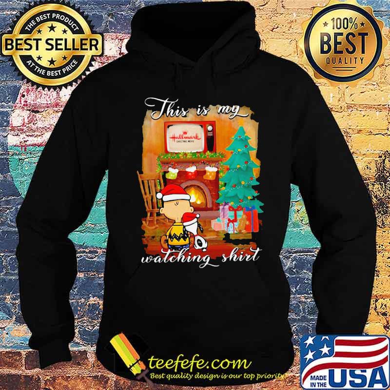 Charlie brown and snoopy this is my watching ugly christmas s Hoodie Charlie brown and snoopy this is my watching ugly christmas s Hoodie