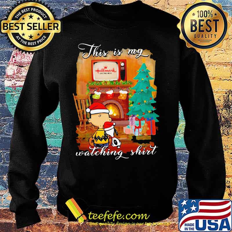 Charlie brown and snoopy this is my watching ugly christmas s Sweater Charlie brown and snoopy this is my watching ugly christmas s Sweater