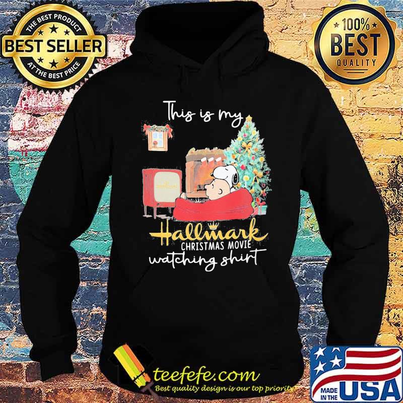 Charlie brown and snoopy this my hallmark merry christmas movie watching s Hoodie Charlie brown and snoopy this my hallmark merry christmas movie watching s Hoodie
