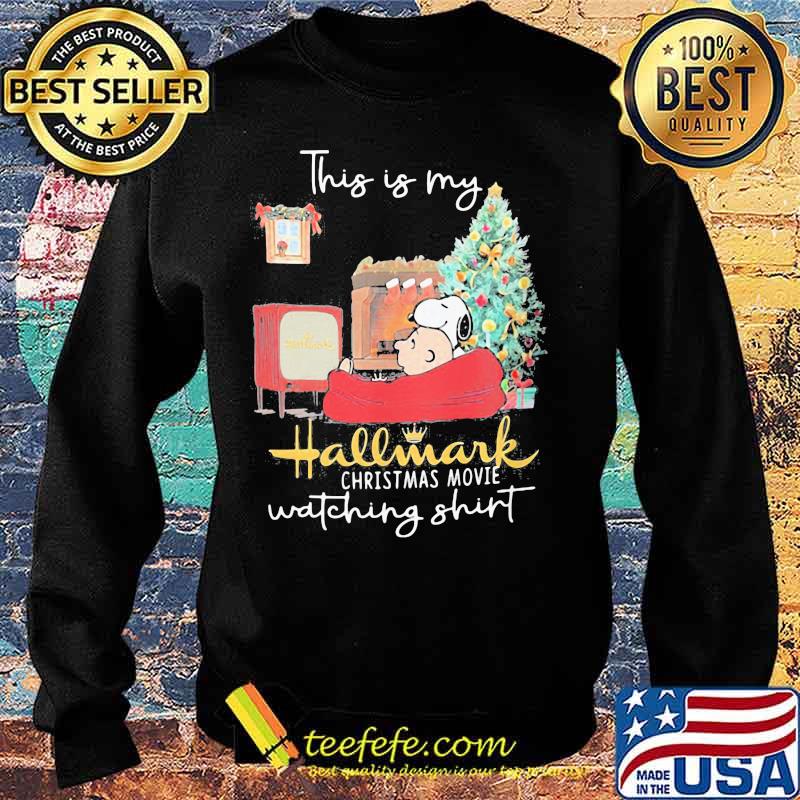 Charlie brown and snoopy this my hallmark merry christmas movie watching s Sweater Charlie brown and snoopy this my hallmark merry christmas movie watching s Sweater