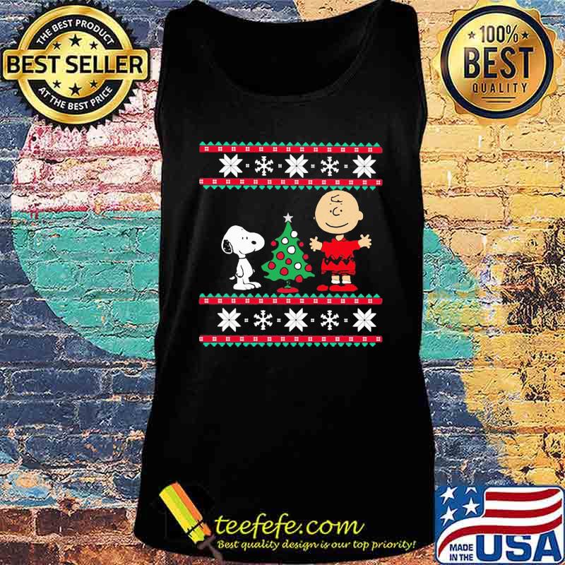 Charlie brown and snoopy ugly christmas s Tank top Charlie brown and snoopy ugly christmas s Tank top