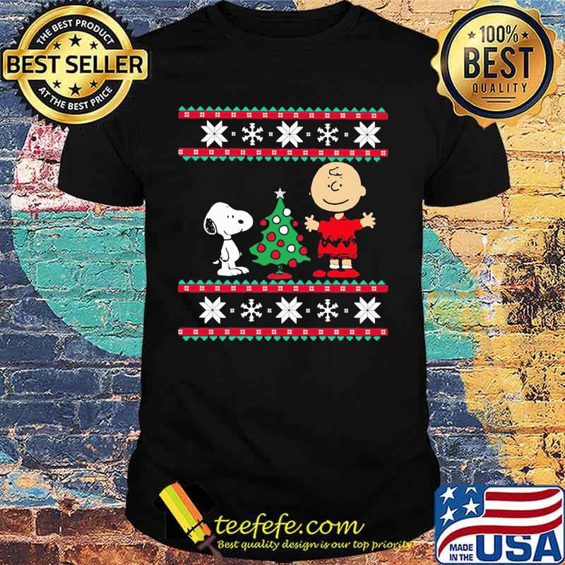 Charlie brown and snoopy ugly christmas shirt Charlie brown and snoopy ugly christmas shirt