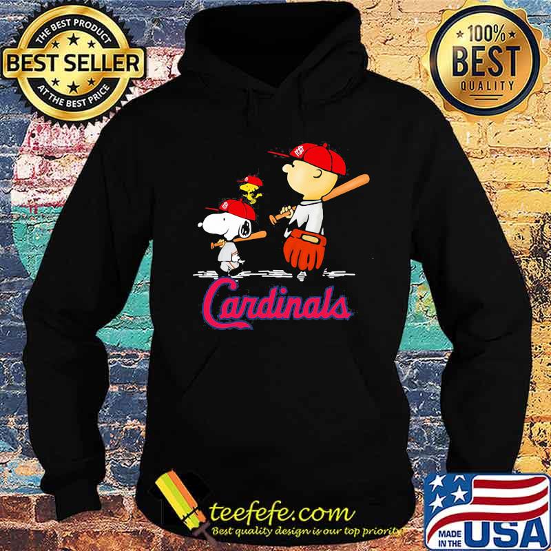 Charlie brown snoopy and woodstock cardinals baseball s Hoodie Charlie brown snoopy and woodstock cardinals baseball s Hoodie