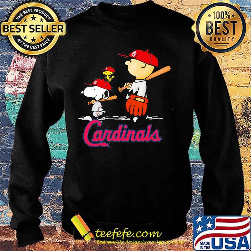 Charlie brown snoopy and woodstock cardinals baseball s Sweater Charlie brown snoopy and woodstock cardinals baseball s Sweater