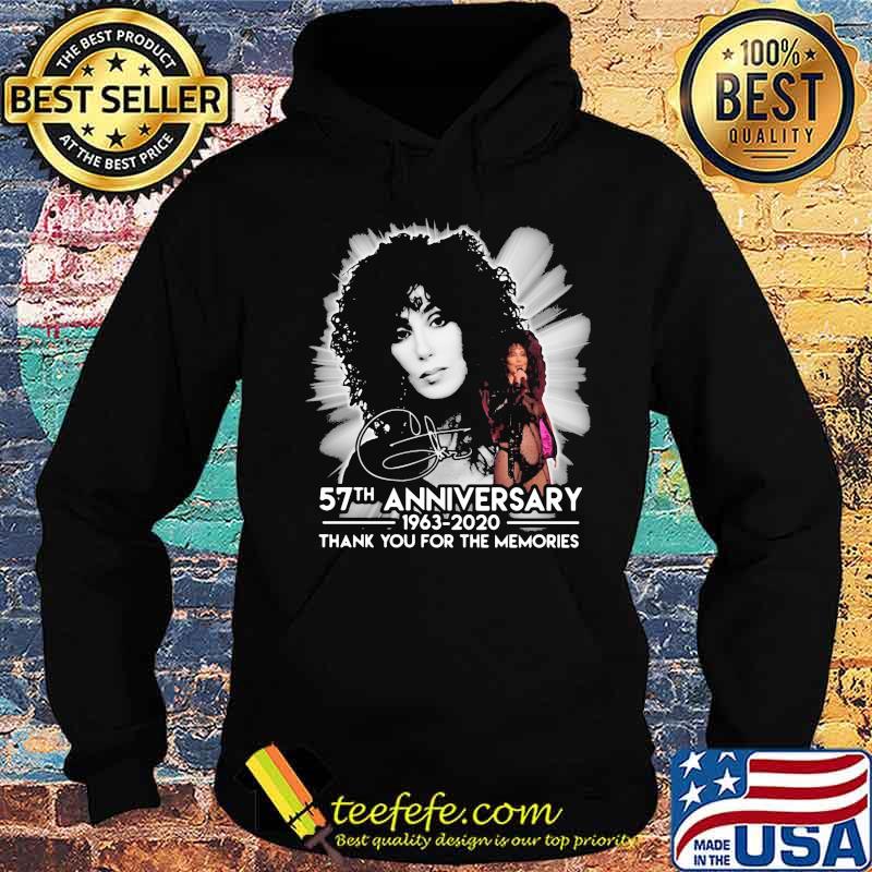 Cher 1980 57th anniversary 1963-2020 thank you for the memories signature s Hoodie Cher 1980 57th anniversary 1963-2020 thank you for the memories signature s Hoodie