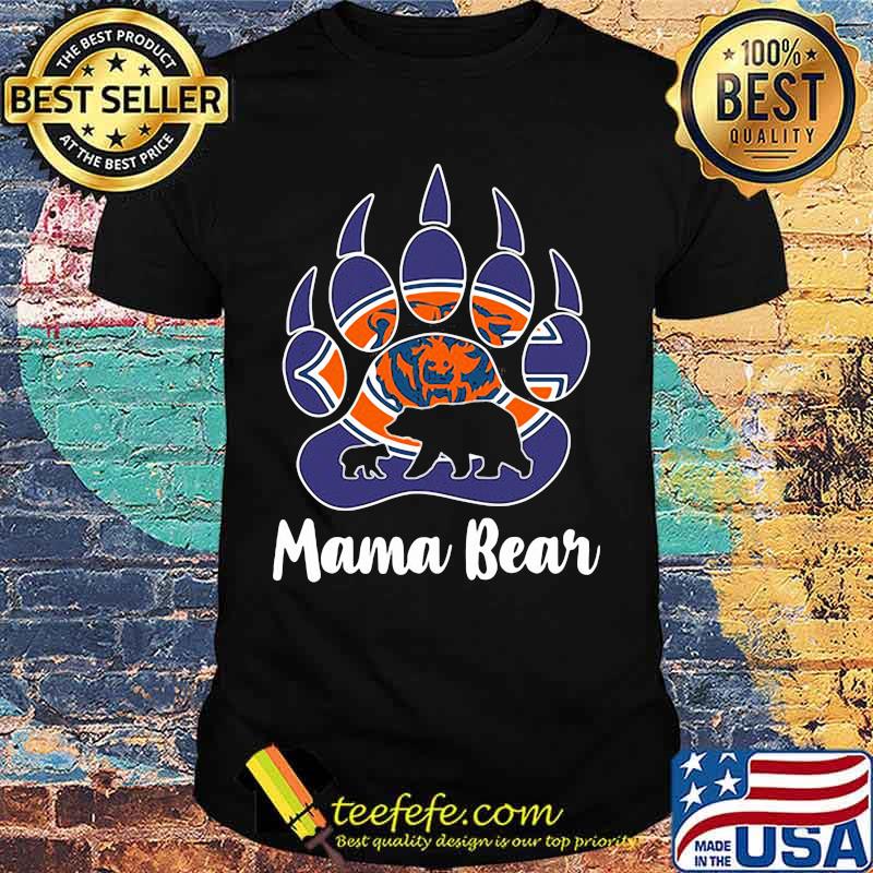 Chicago bear mama paw bear shirt