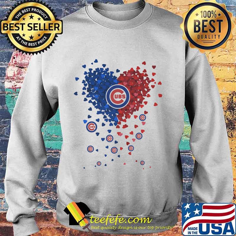 Chicago cubs baseball logo hearts s Sweater Chicago cubs baseball logo hearts s Sweater