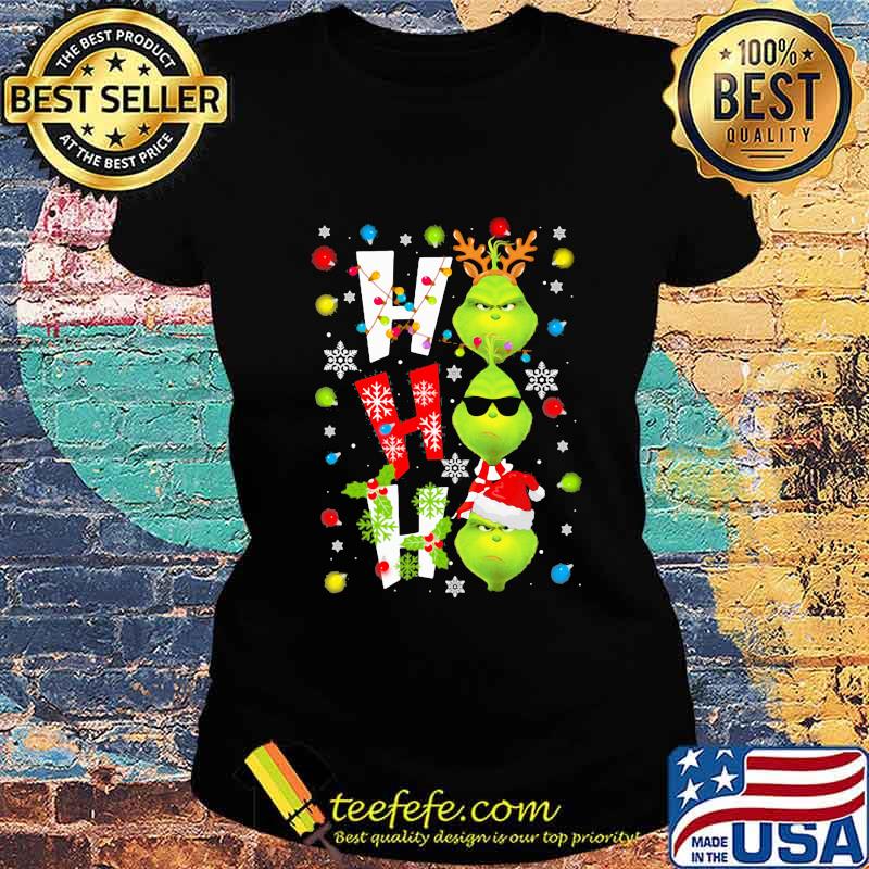 Christmas grinch ho ho ho s Ladies tee Christmas grinch ho ho ho s Ladies tee