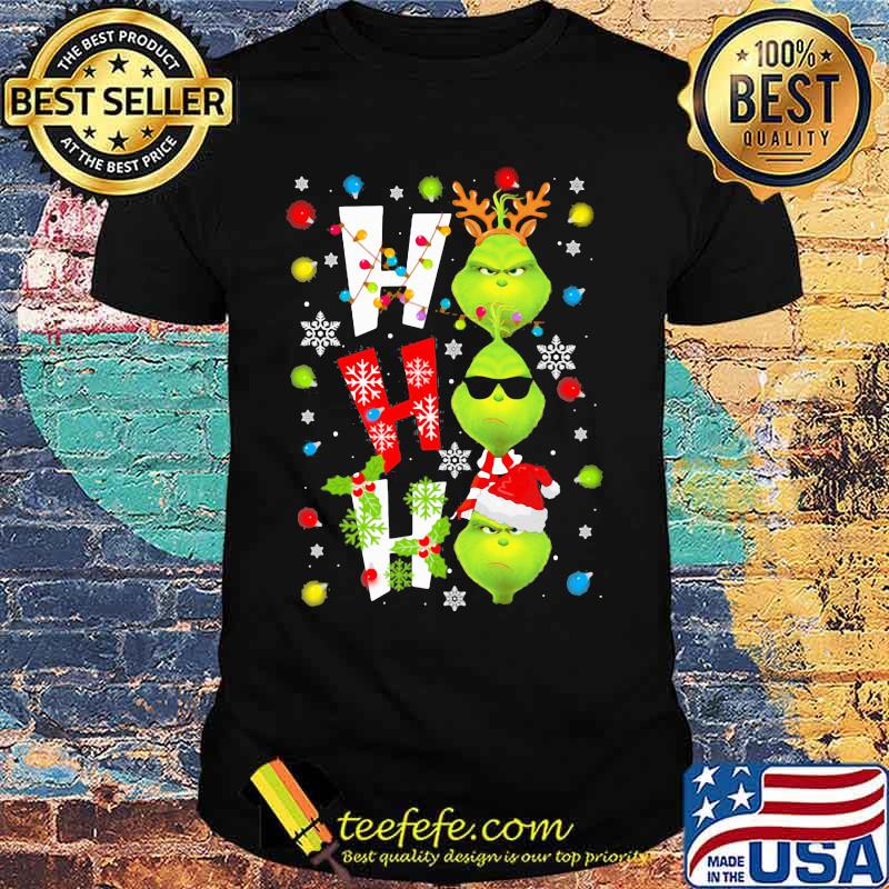 Christmas grinch ho ho ho shirt