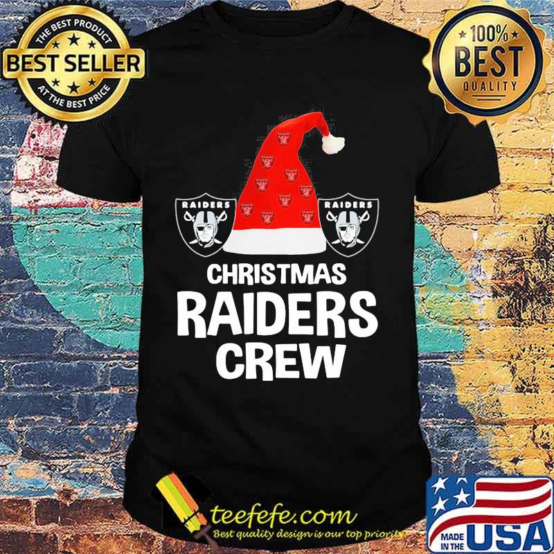 Christmas las vegas raiders crew shirt