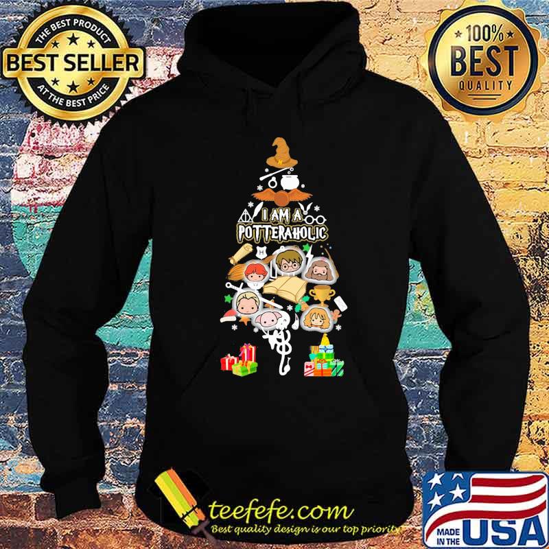 Christmas tree i am a potter aholic s Hoodie Christmas tree i am a potter aholic s Hoodie