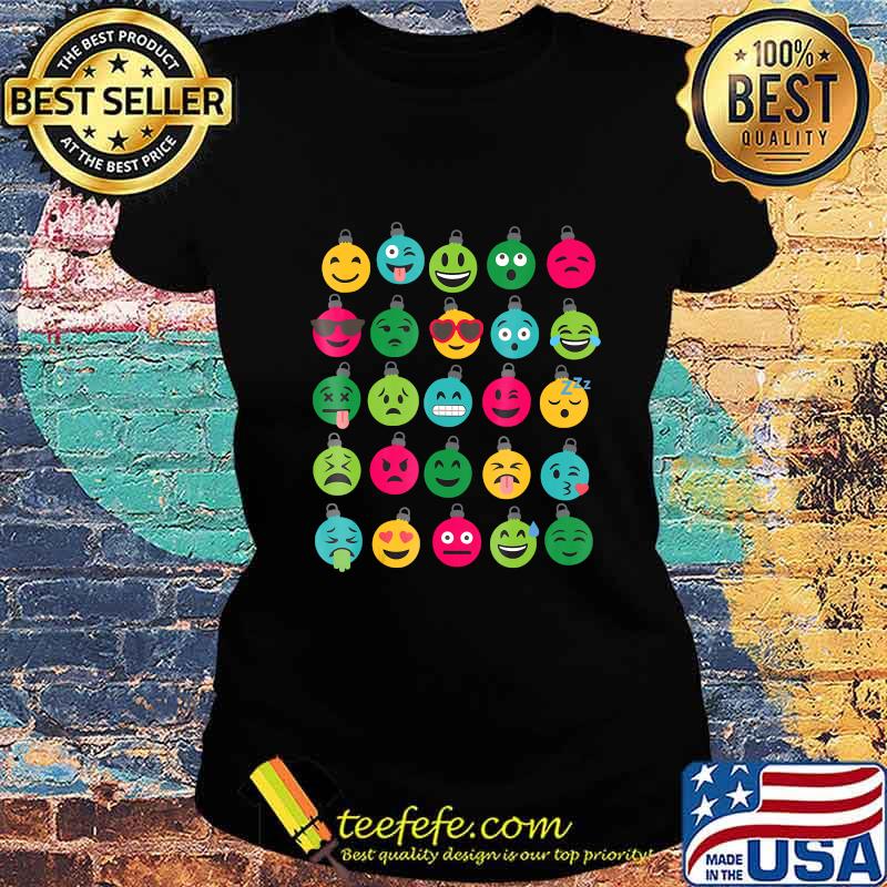 Christmas tree ornament s Ladies tee Christmas tree ornament s Ladies tee