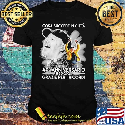 Cosa succede in citta 40 anniversario 1985 2020 grazie per i ricordi signature shirt