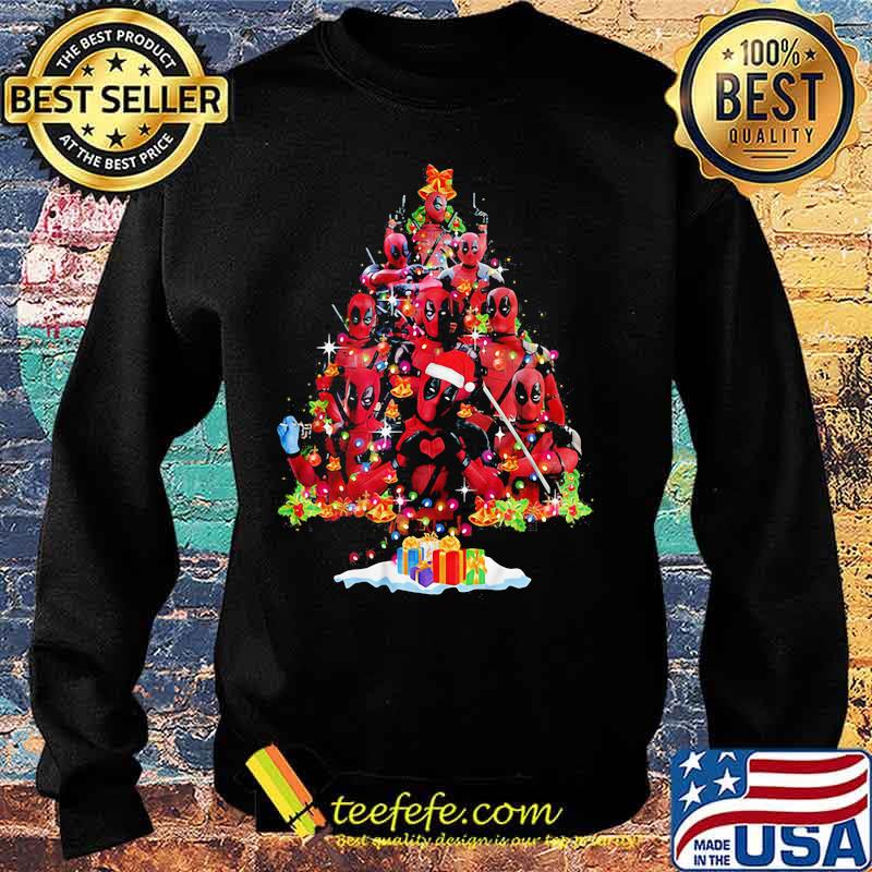 Deadpool cartoon merry christmas tree s Sweater Deadpool cartoon merry christmas tree s Sweater