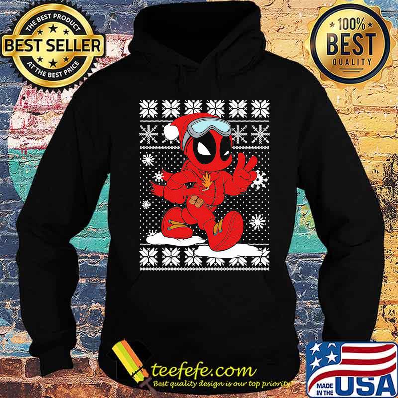 Deadpool cartoon ugly christmas s Hoodie Deadpool cartoon ugly christmas s Hoodie