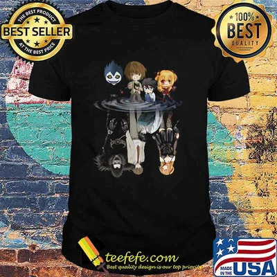 Death note la pelicula water reflection shirt