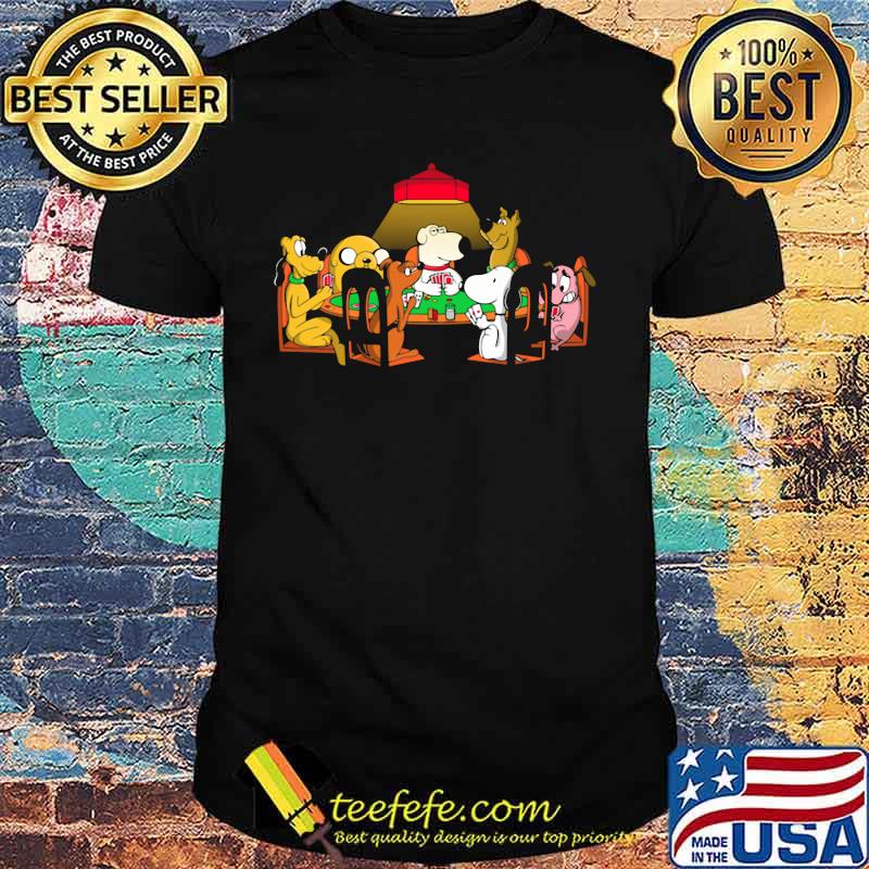 Disney dogs playing cards shirt