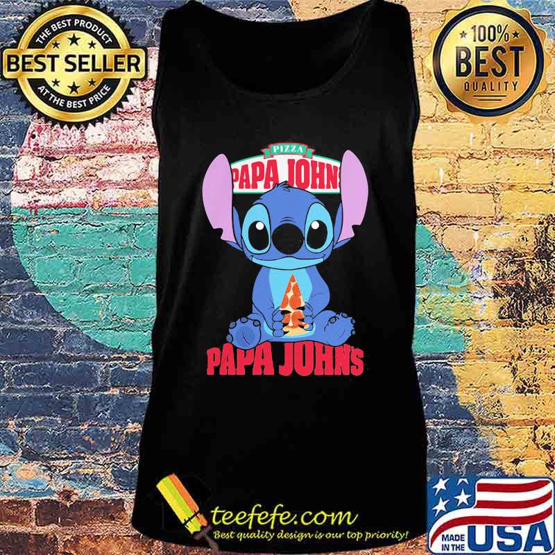 Disney stitch papa john logo s Tank top Disney stitch papa john logo s Tank top