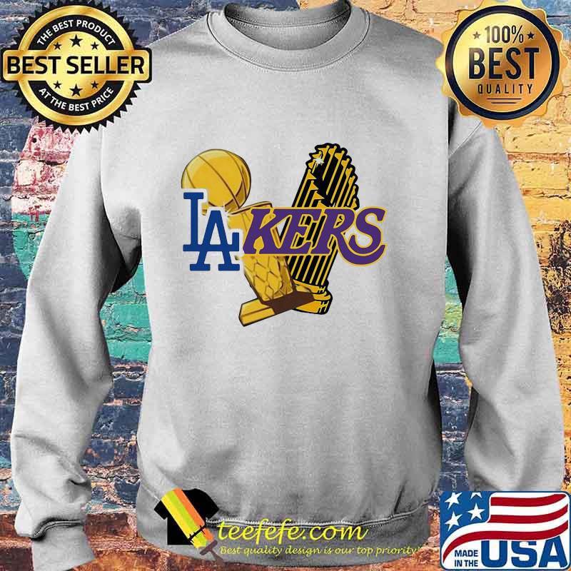 Dodgers Lakers 2020 World Champions Trophies Champions Shirt Sweater Dodgers Lakers 2020 World Champions Trophies Champions Shirt Sweater