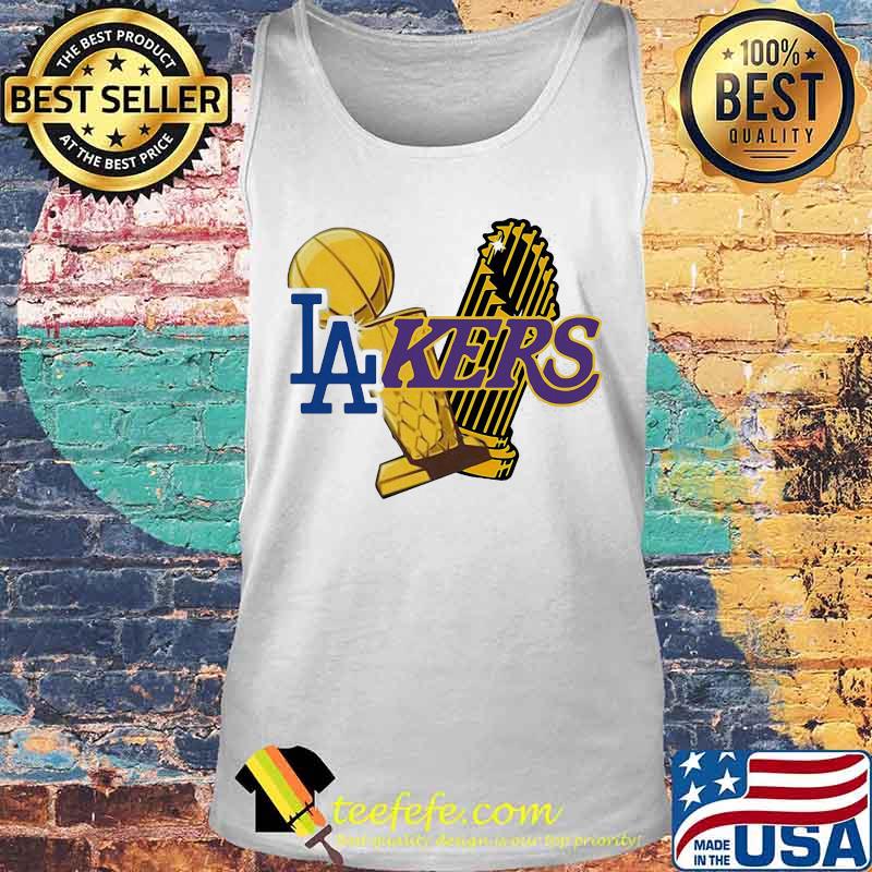 Dodgers Lakers 2020 World Champions Trophies Champions Shirt Tank top Dodgers Lakers 2020 World Champions Trophies Champions Shirt Tank top
