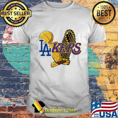 Dodgers Lakers 2020 World Champions Trophies Champions Shirt