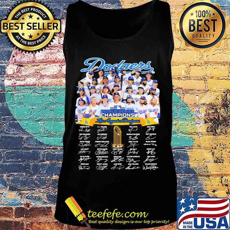 Dodgers world series champions los angeles signature s Tank top Dodgers world series champions los angeles signature s Tank top