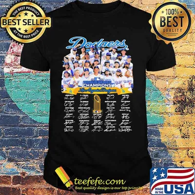 Dodgers world series champions los angeles signature shirt