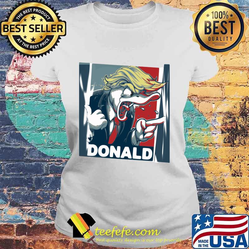 Donald duck yell s Laides tee Donald duck yell s Laides tee