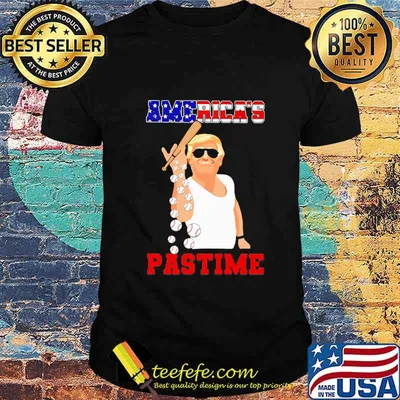 Donald trump america's pastime baseball shirt