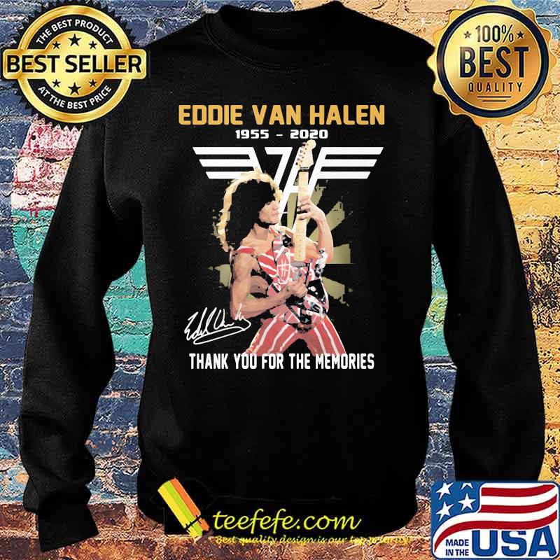 Eddie van halen 1955 2020 thank for the memories signature vinntage s Sweater Eddie van halen 1955 2020 thank for the memories signature vinntage s Sweater