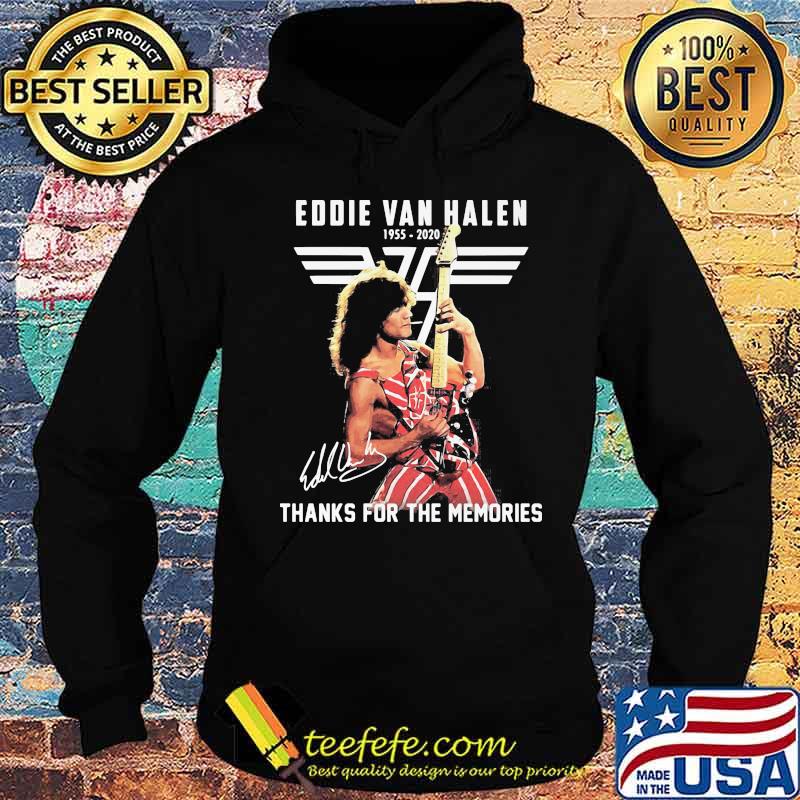 Eddie van halen 1955 2020 thank for the memories signatures s Hoodie Eddie van halen 1955 2020 thank for the memories signatures s Hoodie