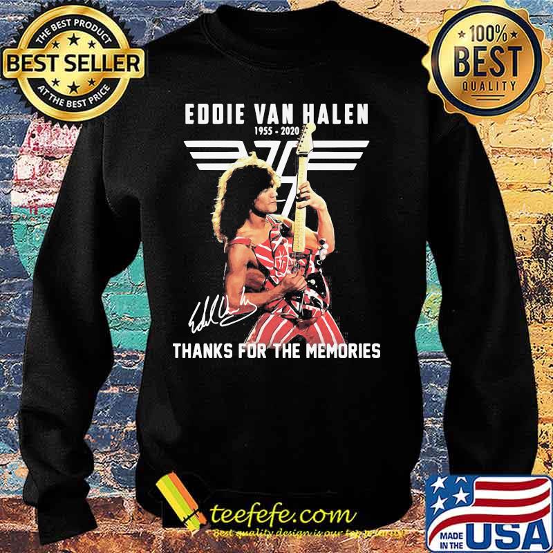 Eddie van halen 1955 2020 thank for the memories signatures s Sweater Eddie van halen 1955 2020 thank for the memories signatures s Sweater