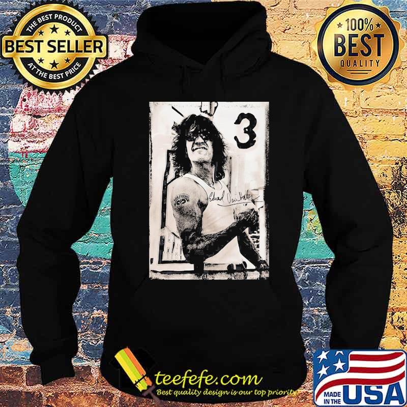 Eddie van halen 3 signature art vintage s Hoodie Eddie van halen 3 signature art vintage s Hoodie