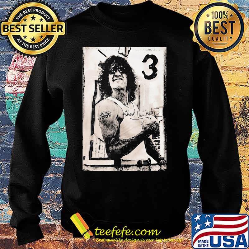 Eddie van halen 3 signature art vintage s Sweater Eddie van halen 3 signature art vintage s Sweater