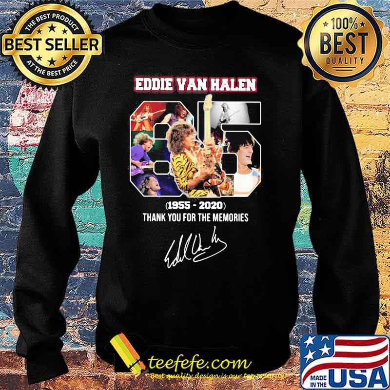 Eddie van halen 65 1955 2020 thank for the memories signature s Sweater Eddie van halen 65 1955 2020 thank for the memories signature s Sweater