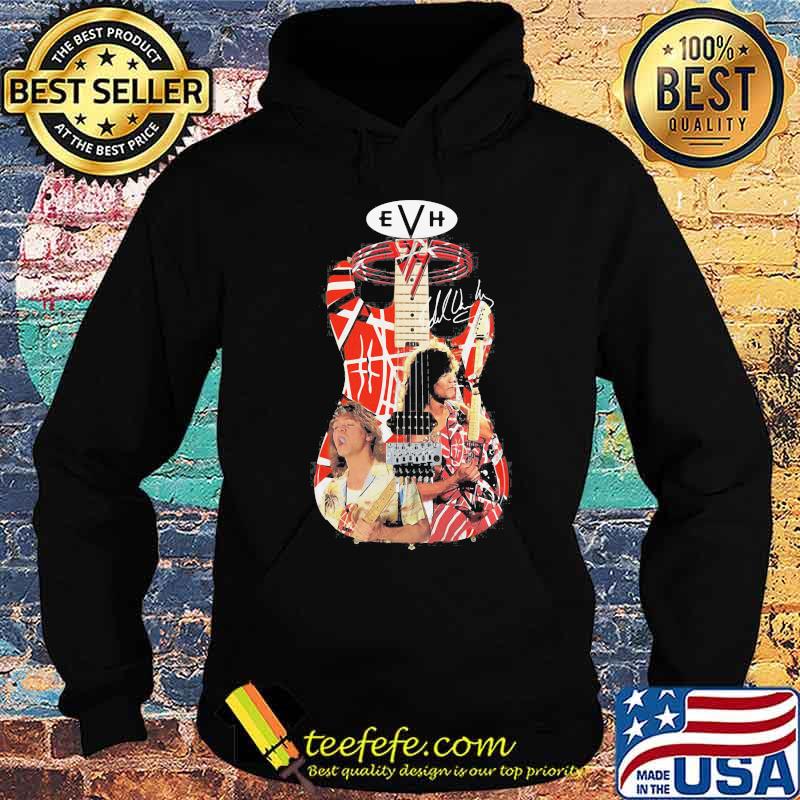 Eddie van halen playing guitar signature vintage s Hoodie Eddie van halen playing guitar signature vintage s Hoodie