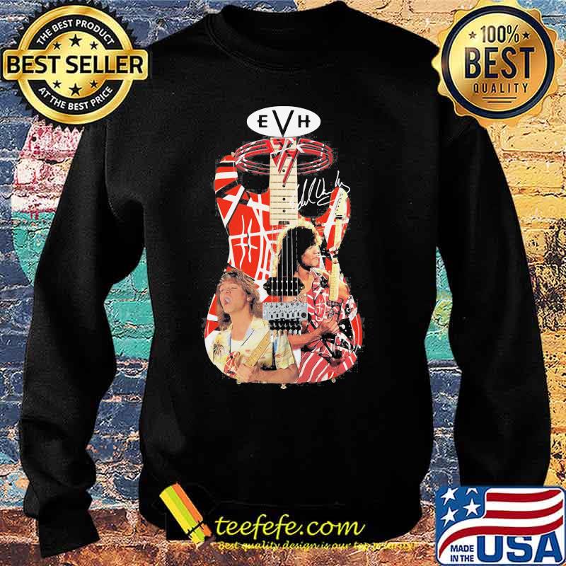Eddie van halen playing guitar signature vintage s Sweater Eddie van halen playing guitar signature vintage s Sweater