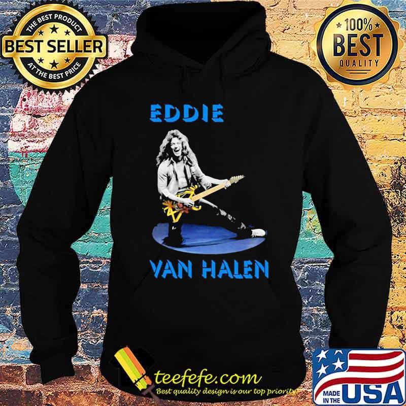 Eddie van halen playing guitar vintage s Hoodie Eddie van halen playing guitar vintage s Hoodie