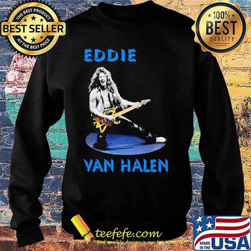 Eddie van halen playing guitar vintage s Sweater Eddie van halen playing guitar vintage s Sweater