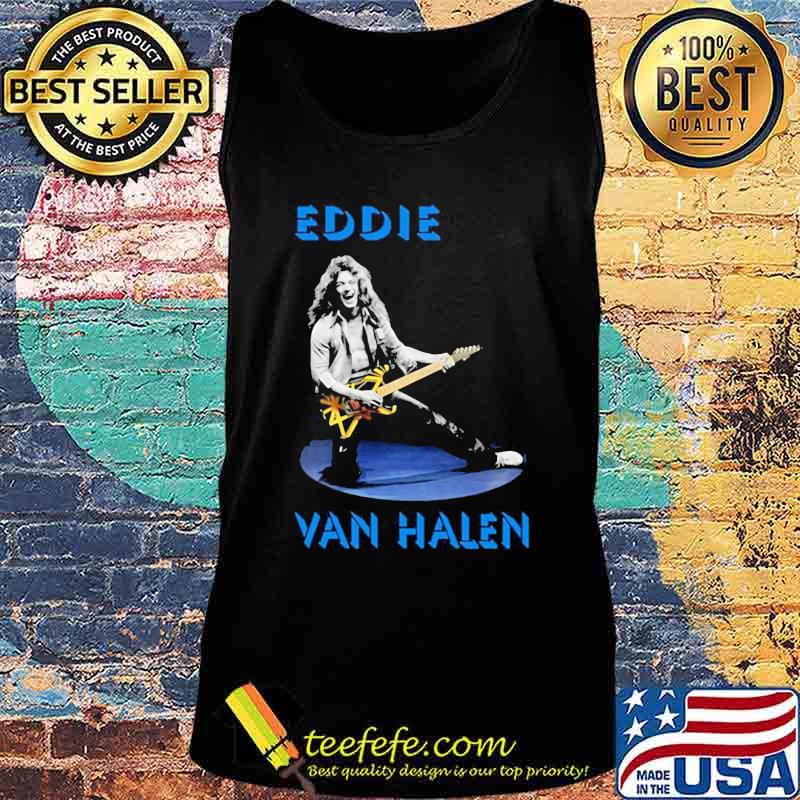 Eddie van halen playing guitar vintage s Tank top Eddie van halen playing guitar vintage s Tank top