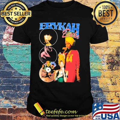 Erykah badu flowers vintage shirt