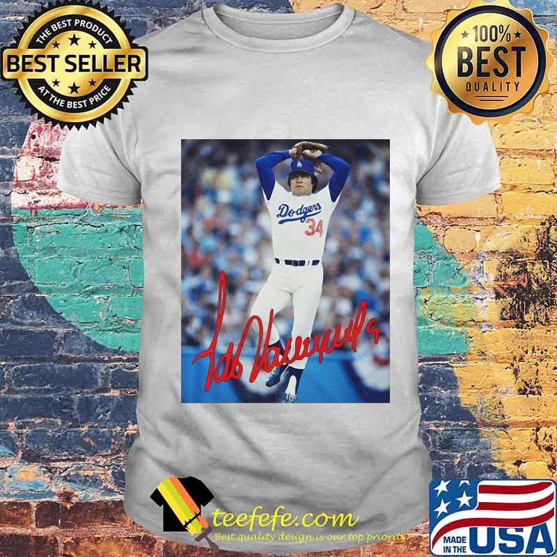 Fernando Valenzuela 1981 World Series Champion Los Angeles Dodgers Shirt Fernando Valenzuela 1981 World Series Champion Los Angeles Dodgers Shirt