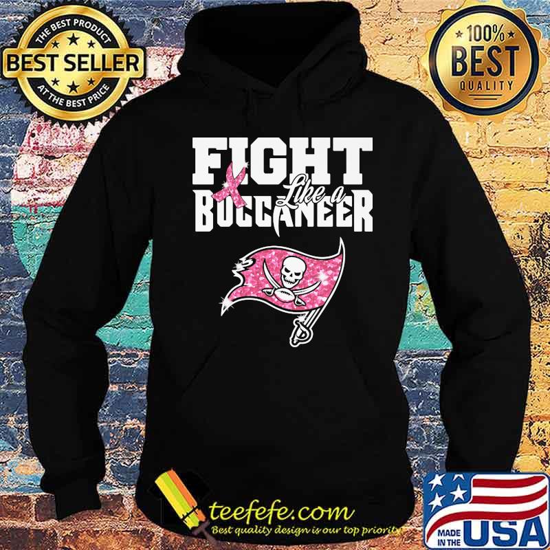Fight like a buccaneer breast cancer awareness s Hoodie Fight like a buccaneer breast cancer awareness s Hoodie