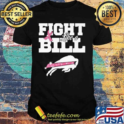 Fight like a buffalo bill breast cancer awareness shirt